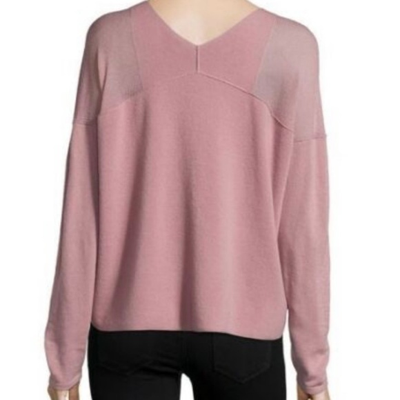 Helmut Lang Drop Shoulder Blush Pink 100% Wool Sweater - Picture 9 of 9